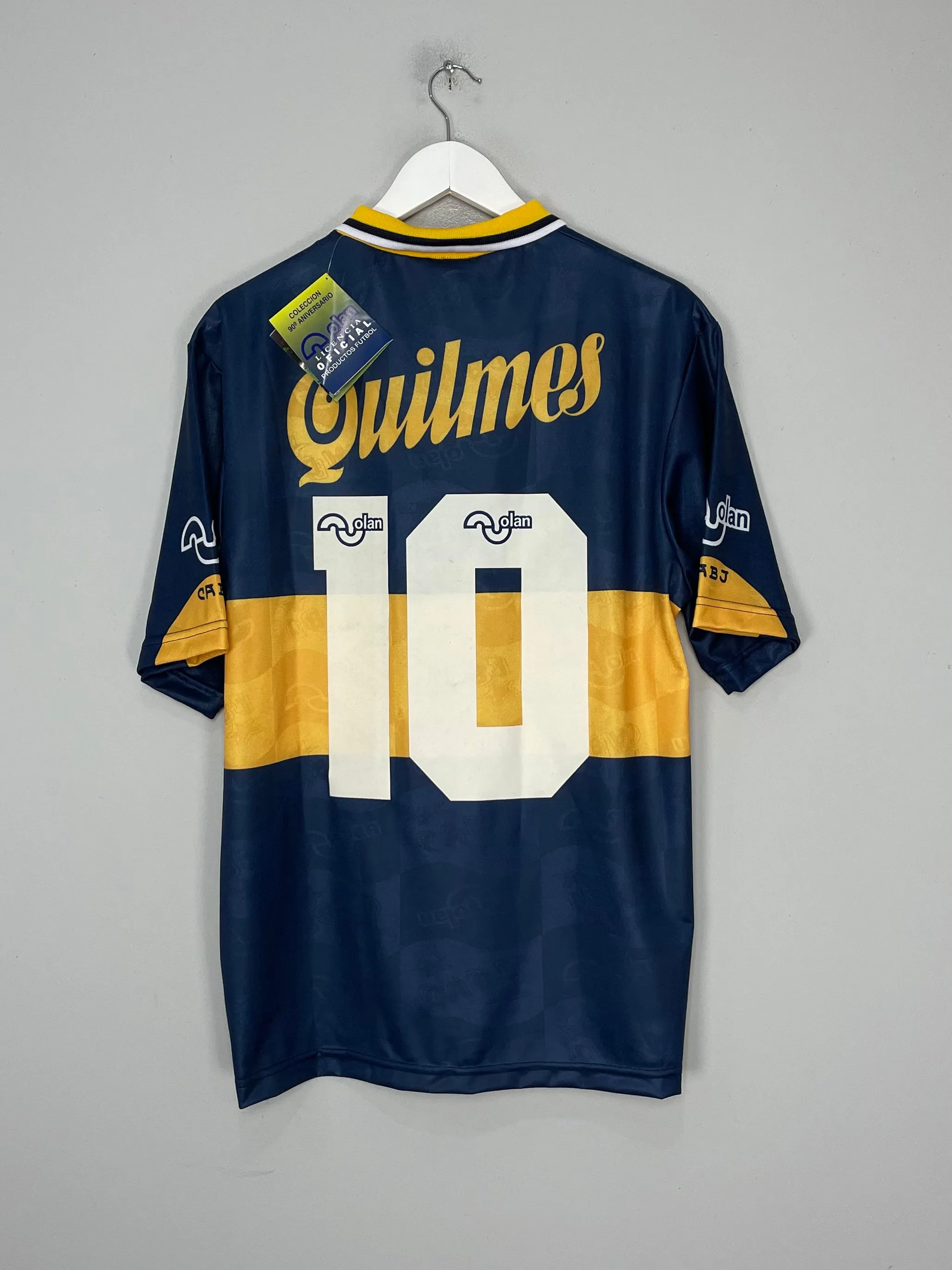 1995/97 BOCA JUNIORS #10 *REISSUE* BNWT HOME (MULTIPLE SIZES) OLAN