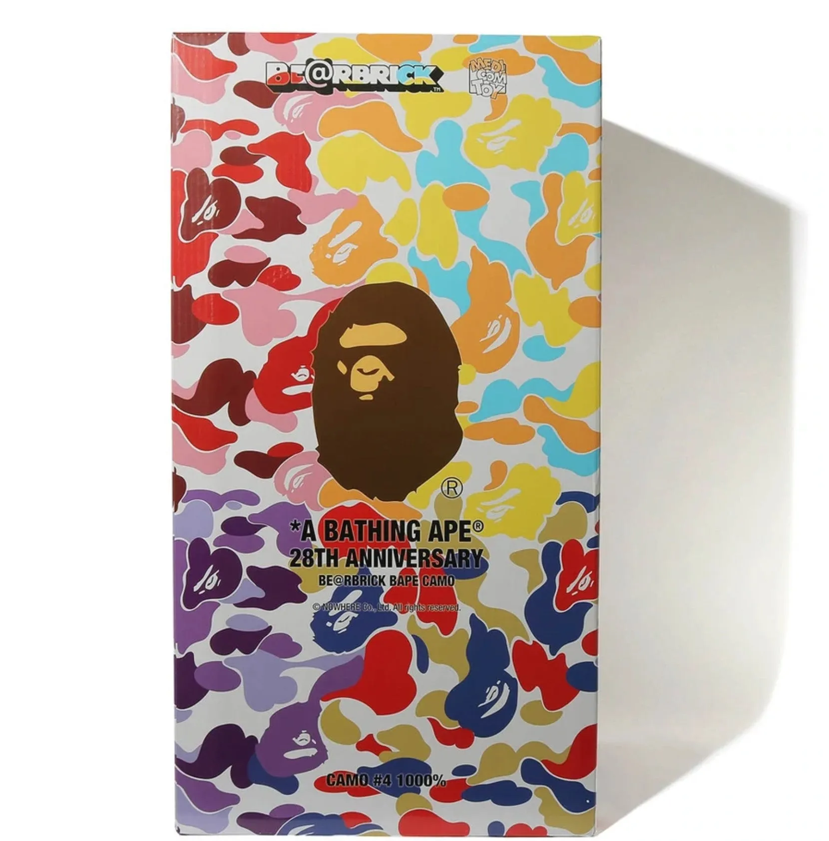 A Bathing Ape 28th Anniversary 1000% Green Be@rbrick x Bape- A Bathing Ape