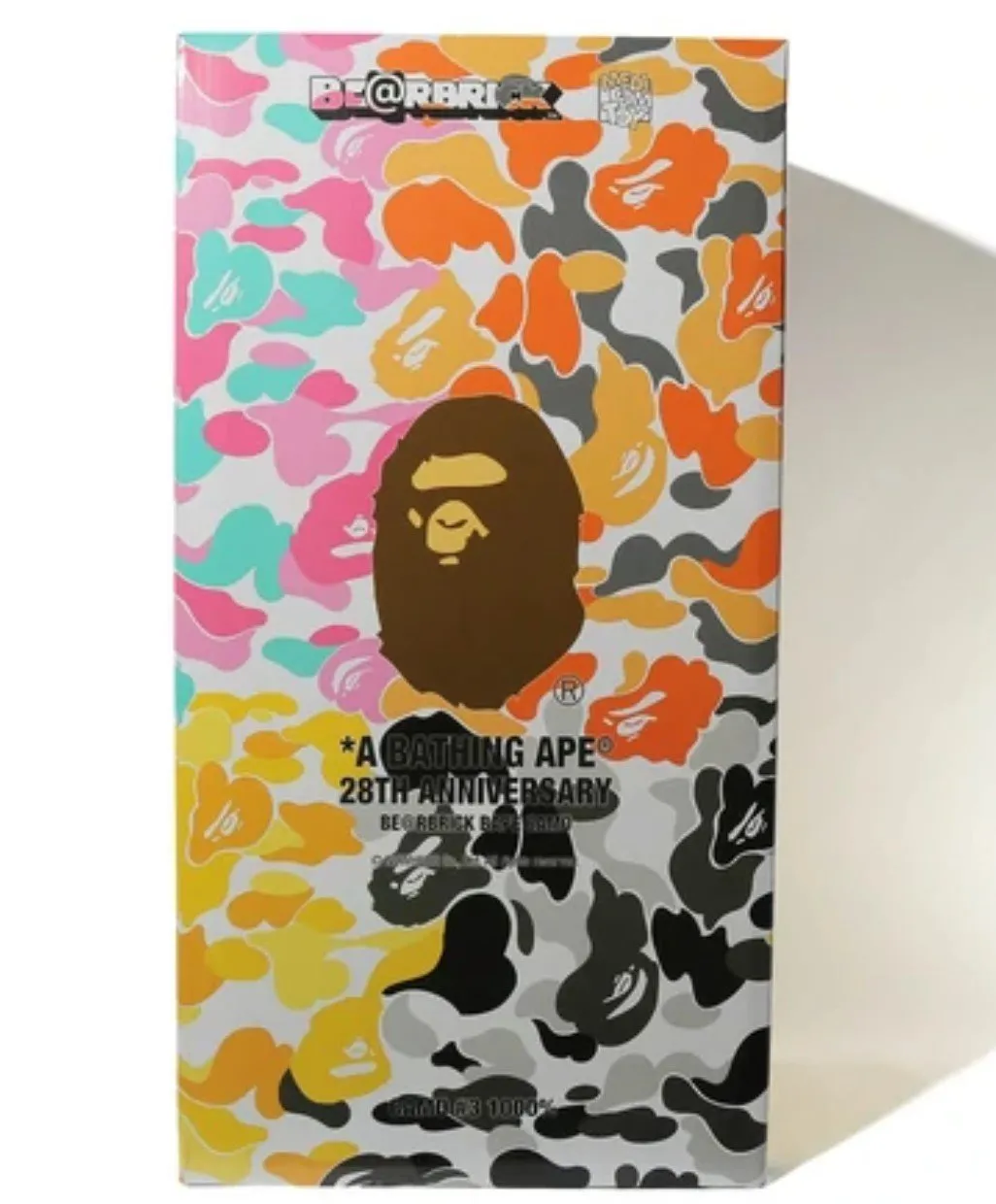 A Bathing Ape 28th Anniversary 1000% Pink Be@rbrick x Bape- A Bathing Ape