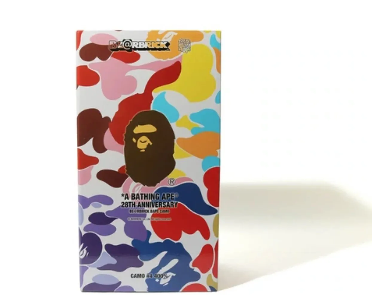 A Bathing Ape 28th Anniversary 400% Green Be@rbrick x Bape- A Bathing Ape
