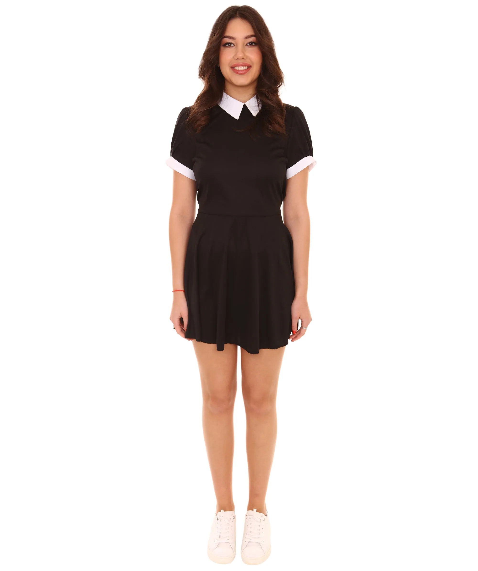 Adult Women's Black TV/Movie Cosplay Costume, Best for Halloween, Flame-retardant Synthetic Fabric