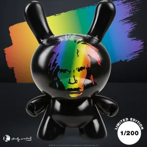 Andy Warhol Fright Wig Self-Portrait 8" Masterpiece Dunny Vinyl Figure - Pride Edition