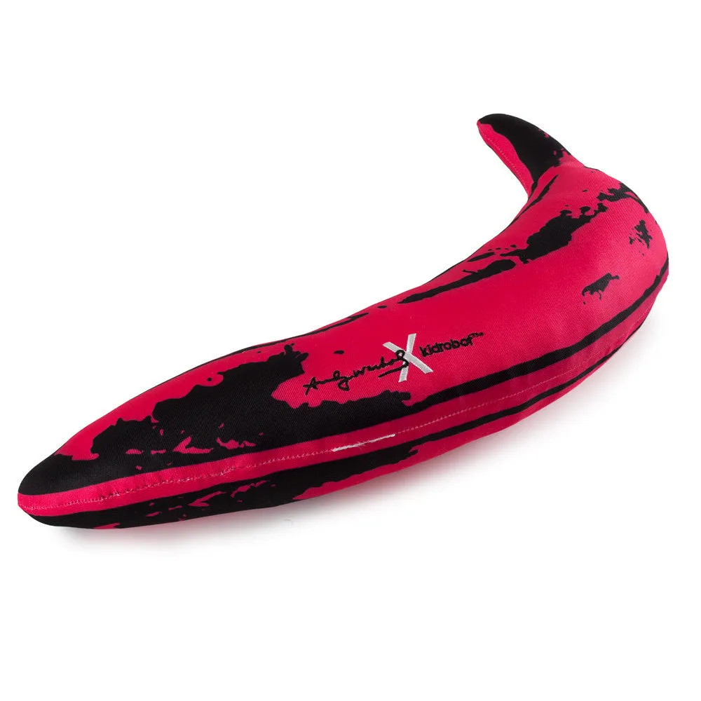 Andy Warhol Pink Banana Medium Plush by Kidrobot