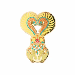 Anthem - Heart Grabbit Glow-in-the-Dark Pin