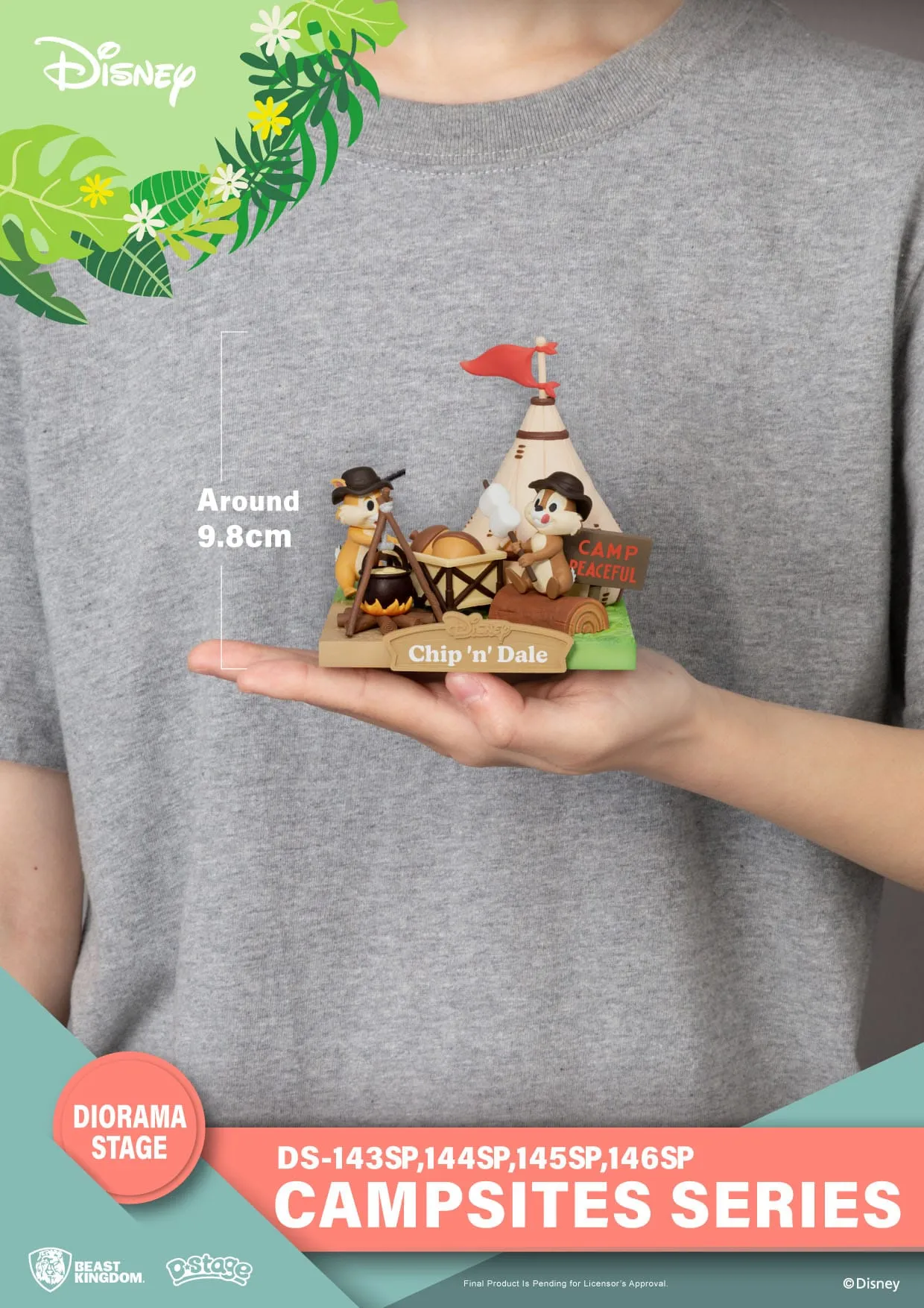 Beast Kingdom Disney Campsite Series Minnie & Pluto Special Edition D-Stage PVC Diorama Statue