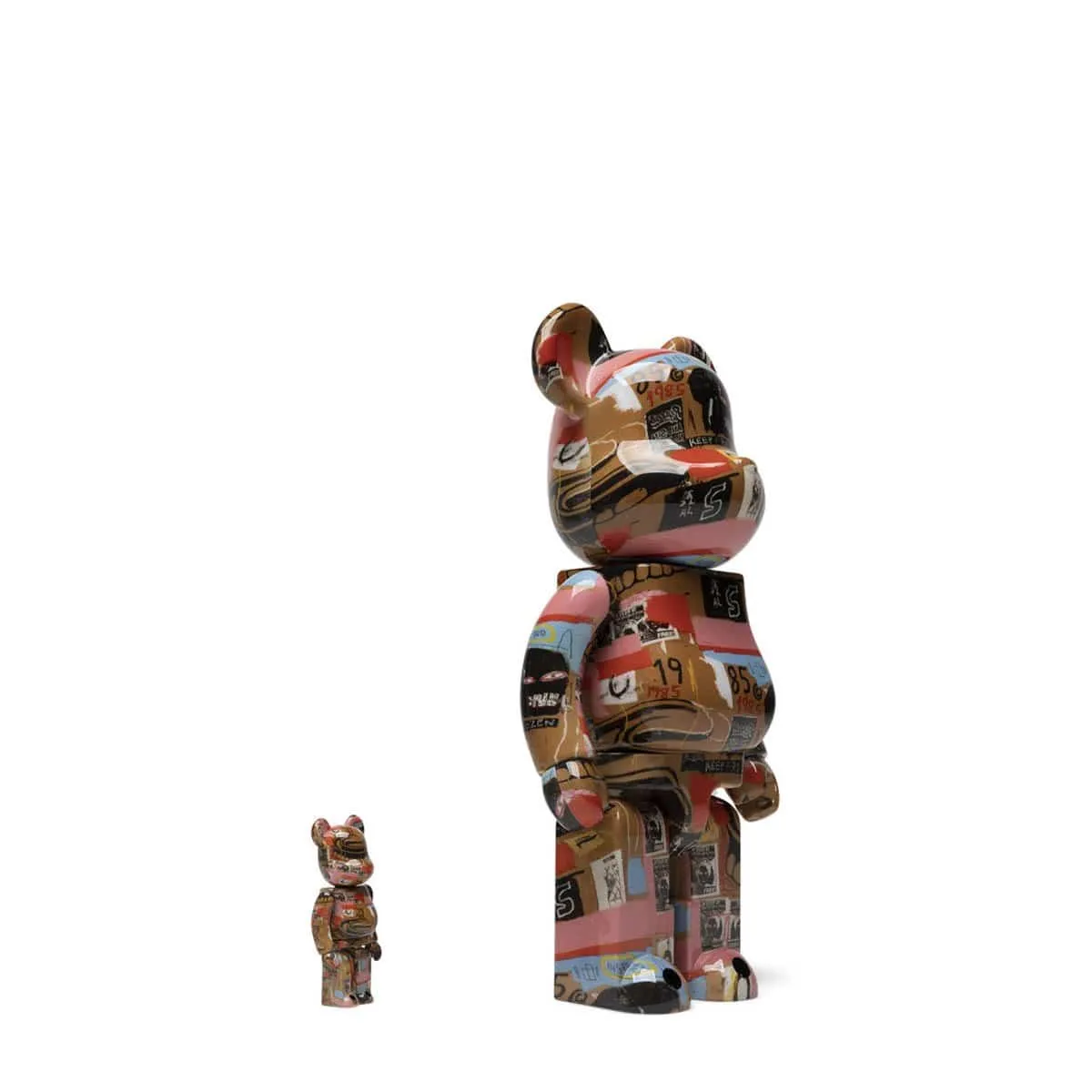 BE@RBRICK ANDY WARHOL X JEAN-MICHEL BASQUIAT #2 100 & 400% SET