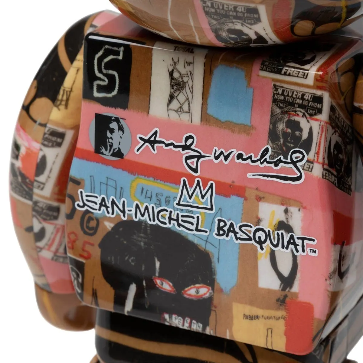 BE@RBRICK ANDY WARHOL X JEAN-MICHEL BASQUIAT #2 100 & 400% SET