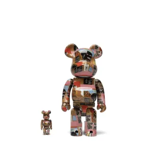 BE@RBRICK ANDY WARHOL X JEAN-MICHEL BASQUIAT #2 100 & 400% SET