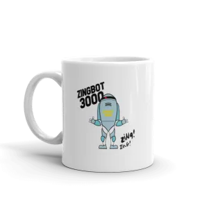 Big Brother Zingbot 3000 White Mug