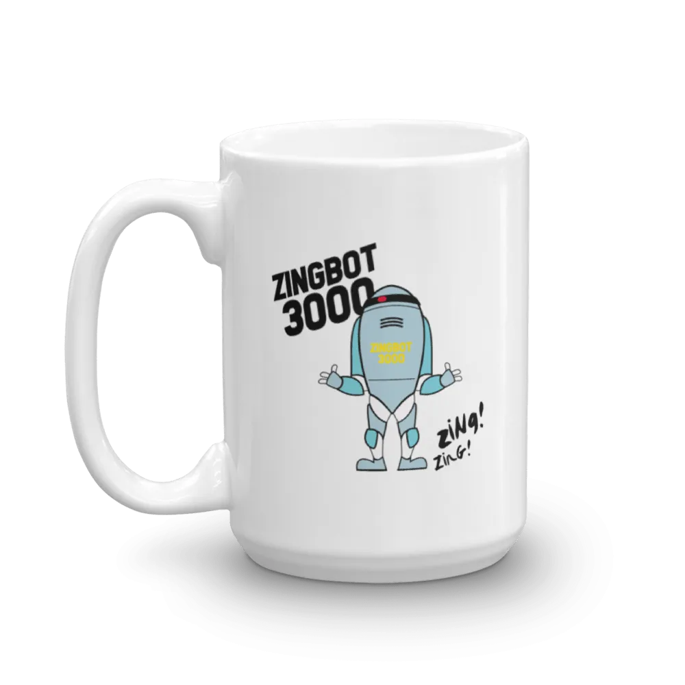 Big Brother Zingbot 3000 White Mug