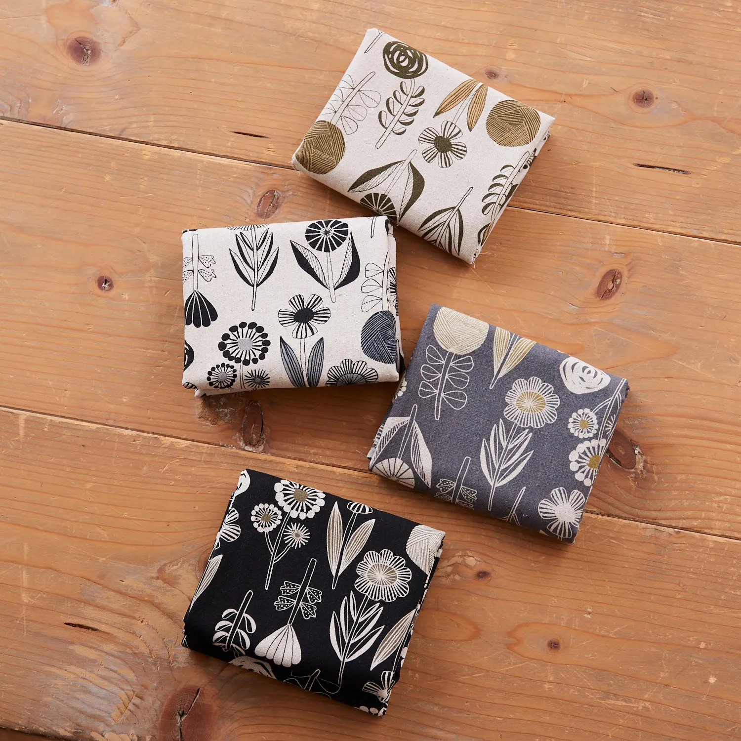 Bloom by bookhou - Flower Cotton Linen Canvas EKX-1400-2