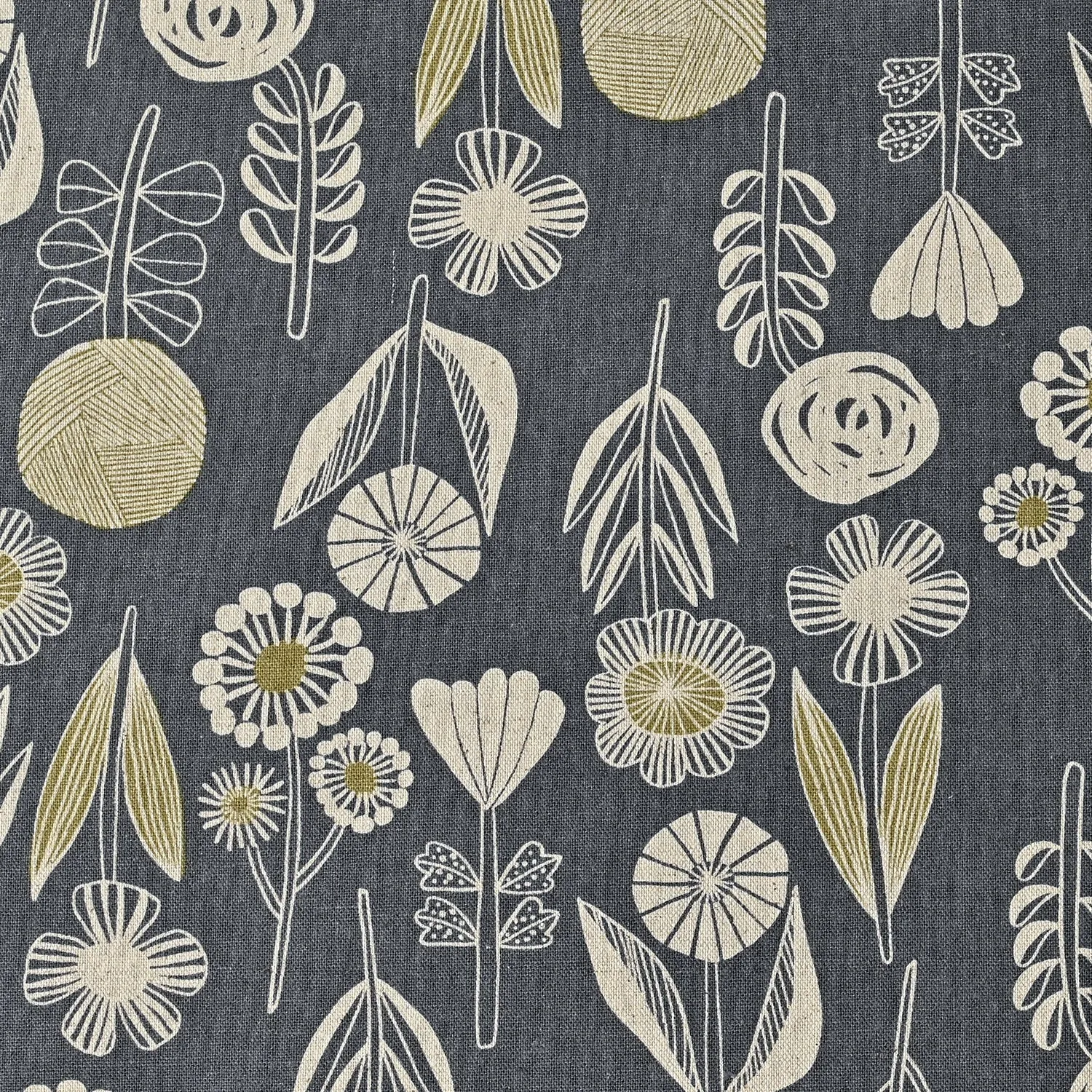 Bloom by bookhou - Flower Cotton Linen Canvas EKX-1400-2