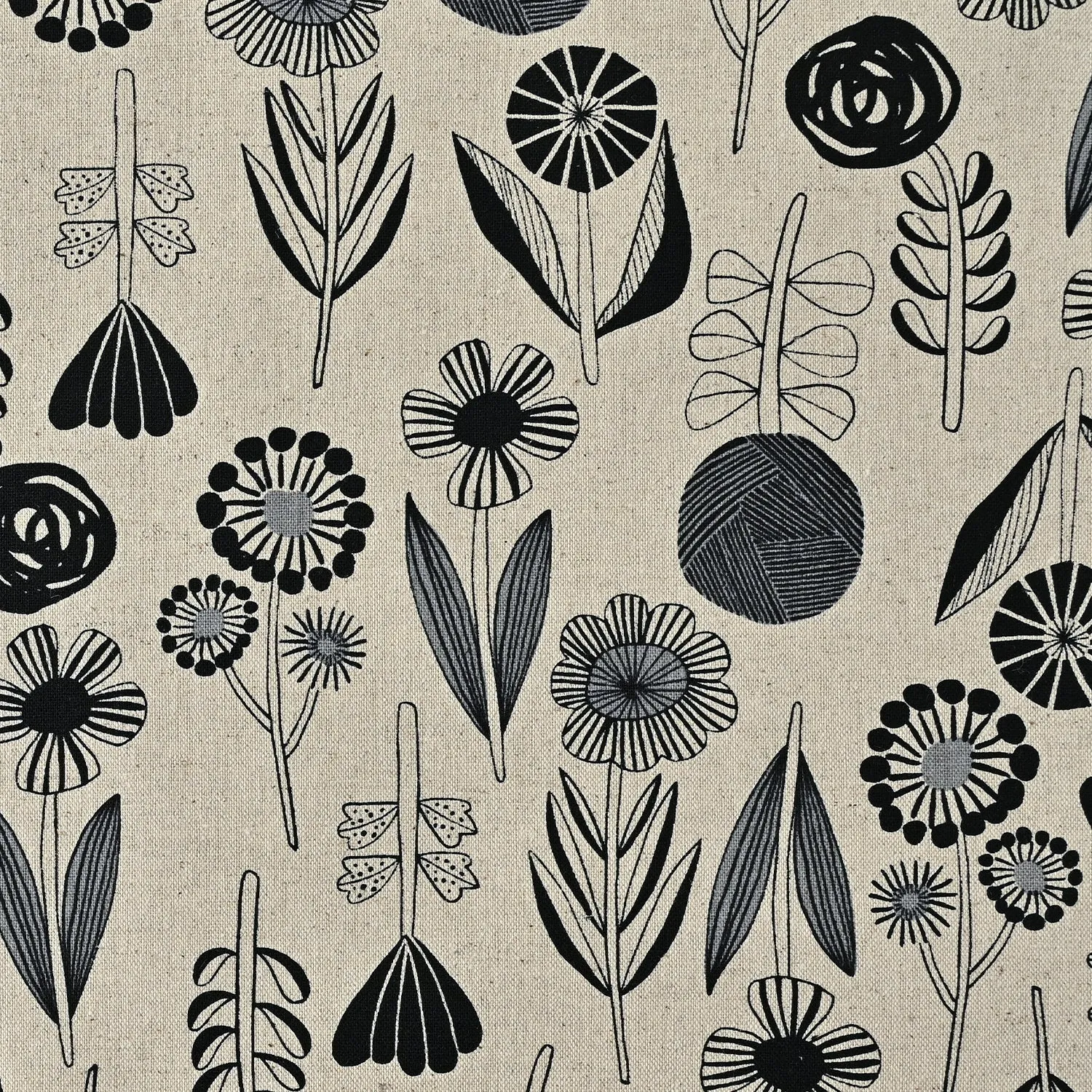 Bloom by bookhou - Flower Cotton Linen Canvas EKX-1400-2