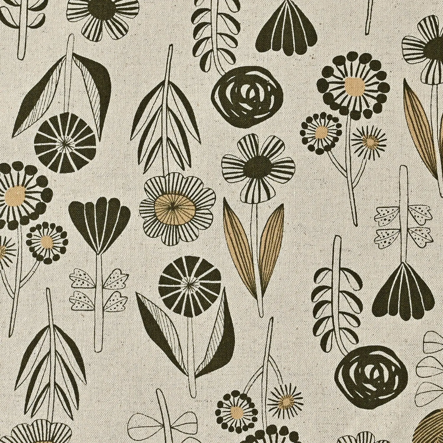 Bloom by bookhou - Flower Cotton Linen Canvas EKX-1400-2