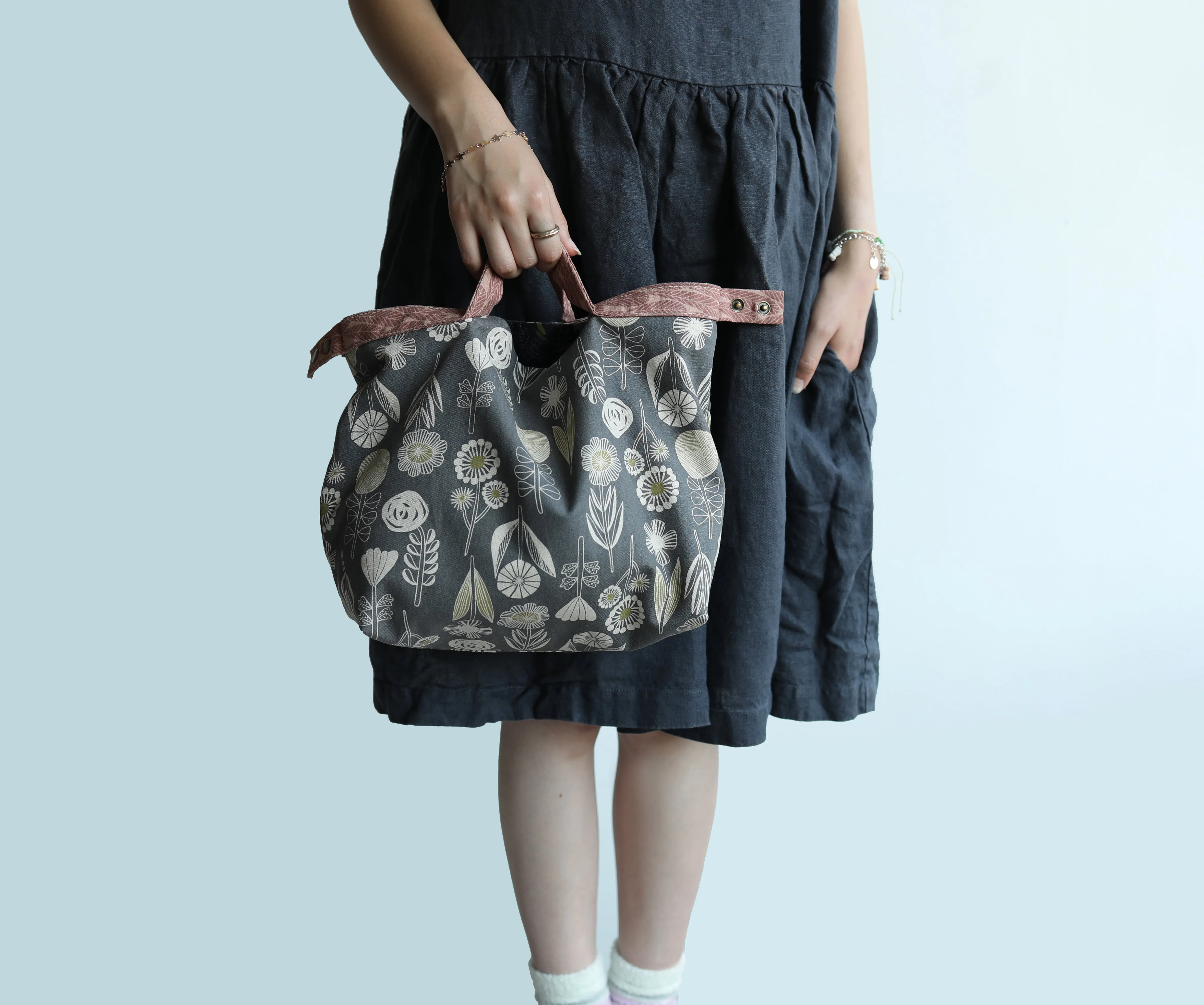 Bloom by bookhou - Flower Cotton Linen Canvas EKX-1400-2