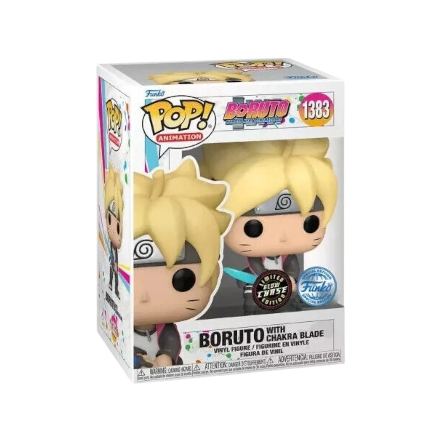 Boruto with Chakra Blade #1383 (Glow Chase) Funko Pop! - Boruto: Naruto Next Generations - Special Edition