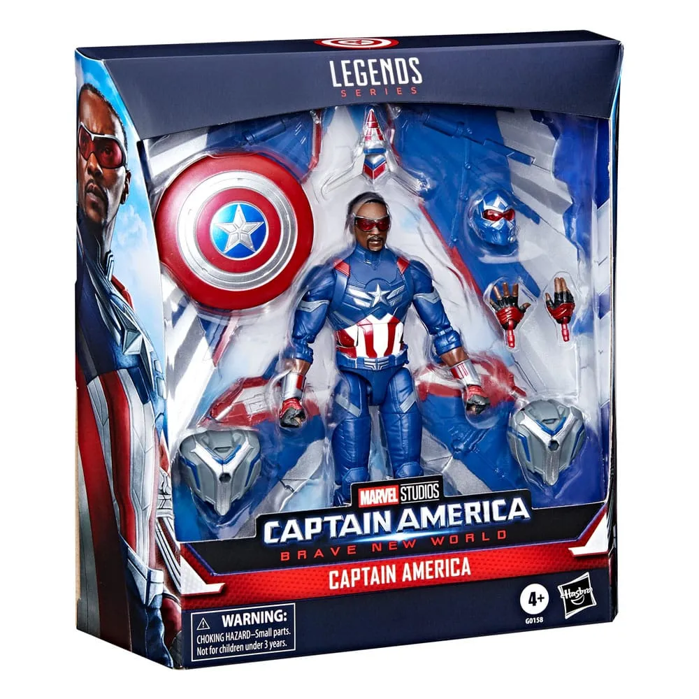 Captain America: Brave New World Marvel Legends Action Figure Captain America 15 Cm