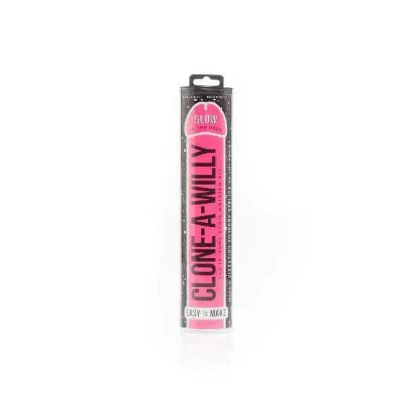 Clone a Willy Glow in the Dark Hot Pink