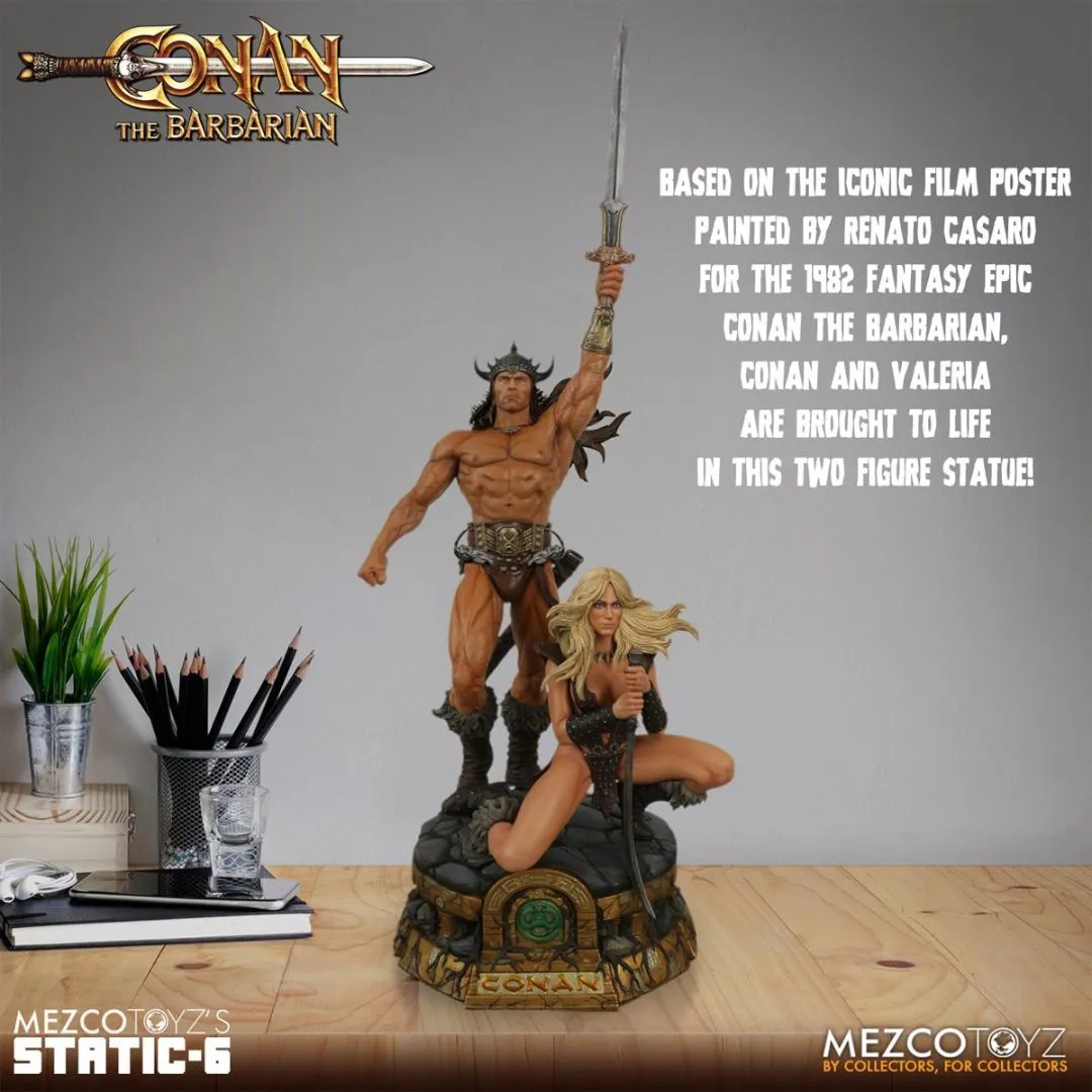Conan the Barbarian (1982) Static Six Statue by Mezco