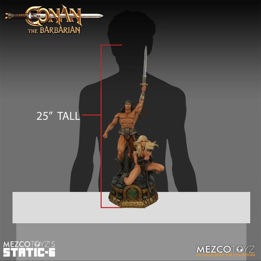 Conan the Barbarian (1982) Static Six Statue by Mezco