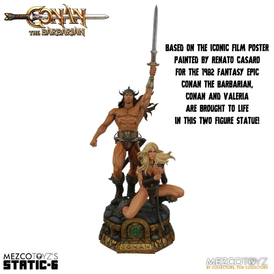 Conan the Barbarian (1982) Static Six Statue by Mezco