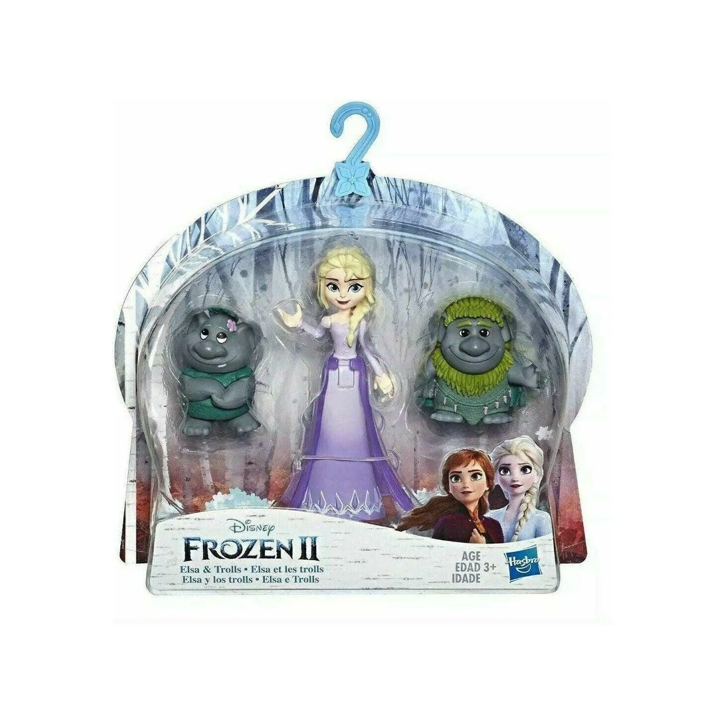 Disney Frozen 2 Elsa Small Doll with Troll Figures