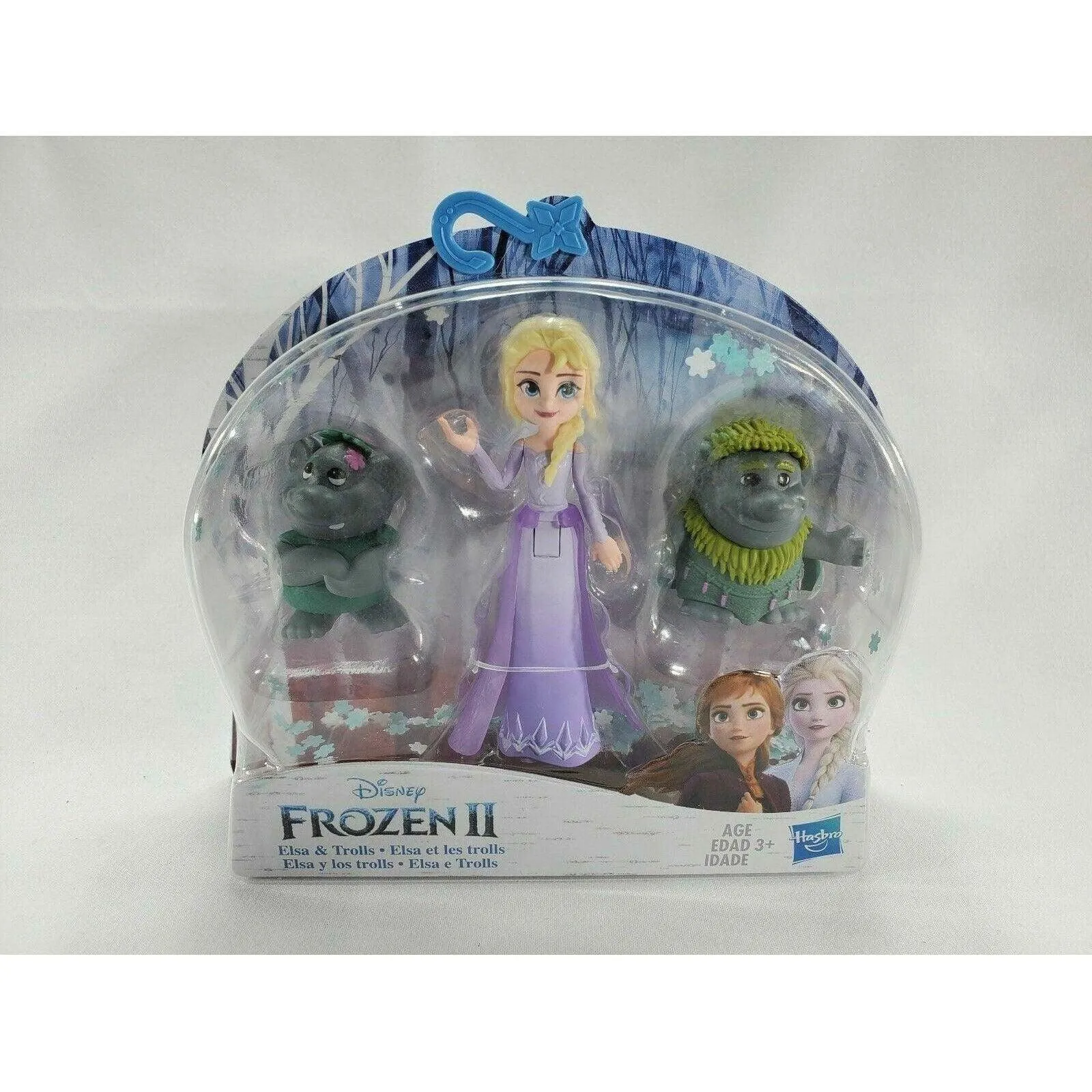 Disney Frozen 2 Elsa Small Doll with Troll Figures