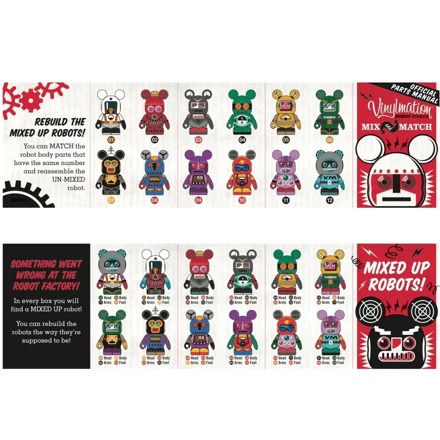 Disney Vinylmation Robots Series 2: (1 Blind Box)