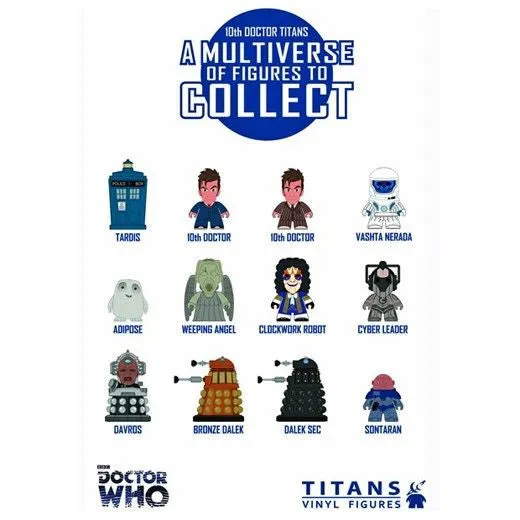 Doctor Who Titans Vinyl Figures Series 2 [The 10th Doctor Series]: Blind Box