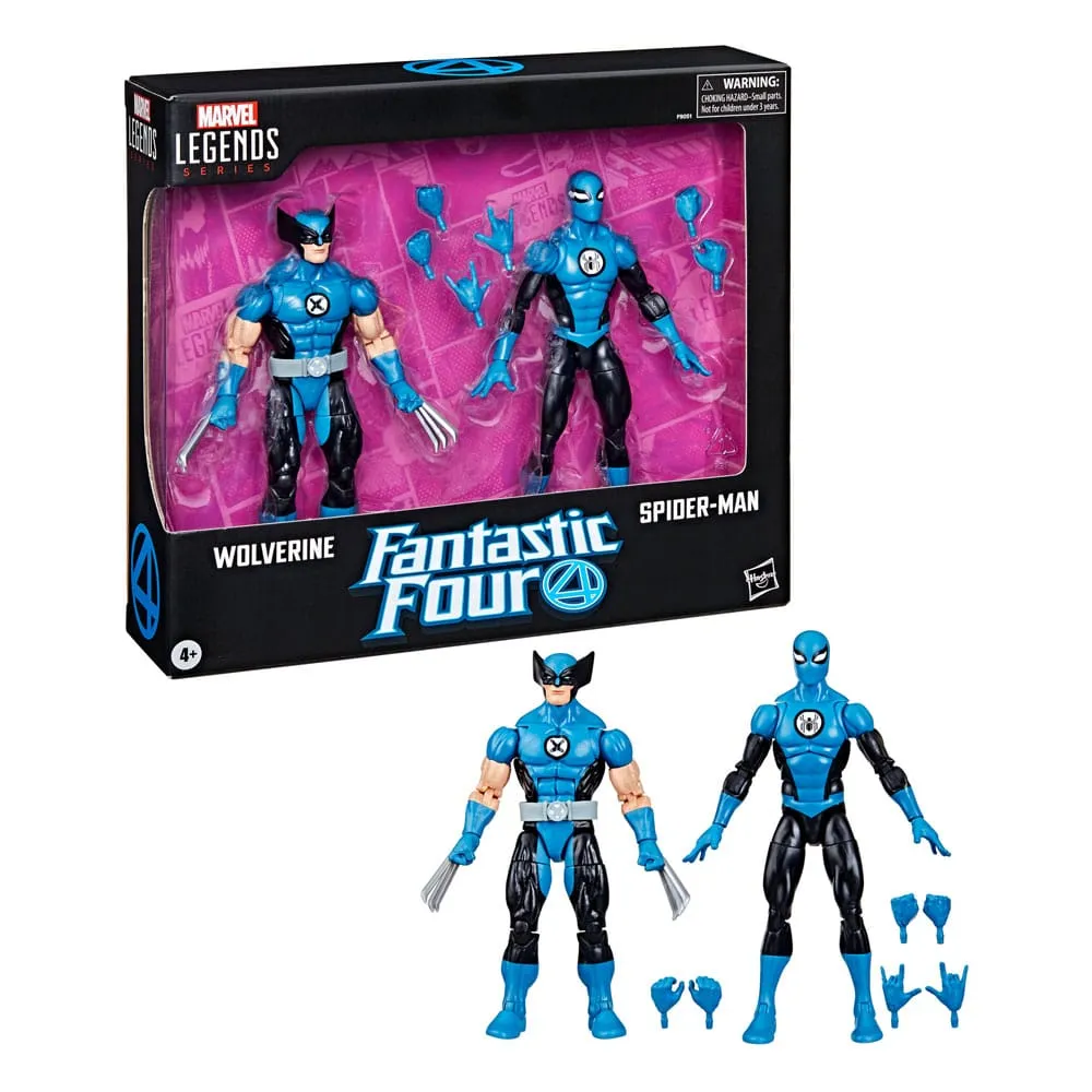 Fantastic Four Marvel Legends Action Figure 2-Pack Wolverine & Spider-Man 15 Cm