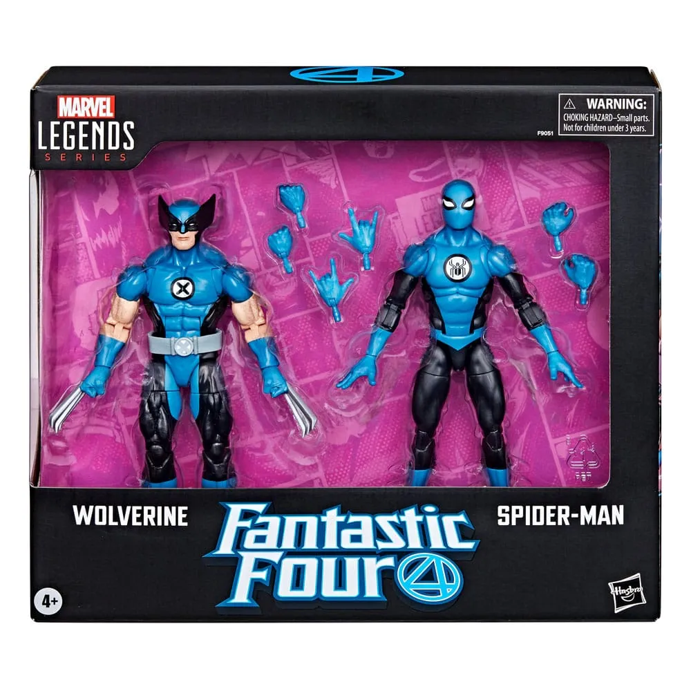 Fantastic Four Marvel Legends Action Figure 2-Pack Wolverine & Spider-Man 15 Cm