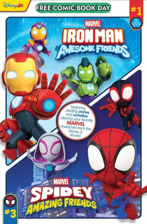 FCBD 2025 - Iron Man & Friends/Spidey & Friends Free Comic Book Day 2025