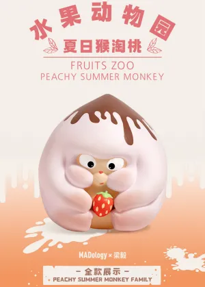 Fruits Zoo Peach Summer Monkey Blind box Series