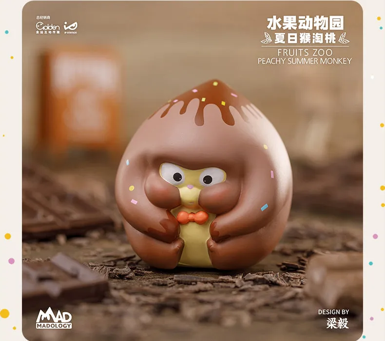 Fruits Zoo Peach Summer Monkey Blind box Series