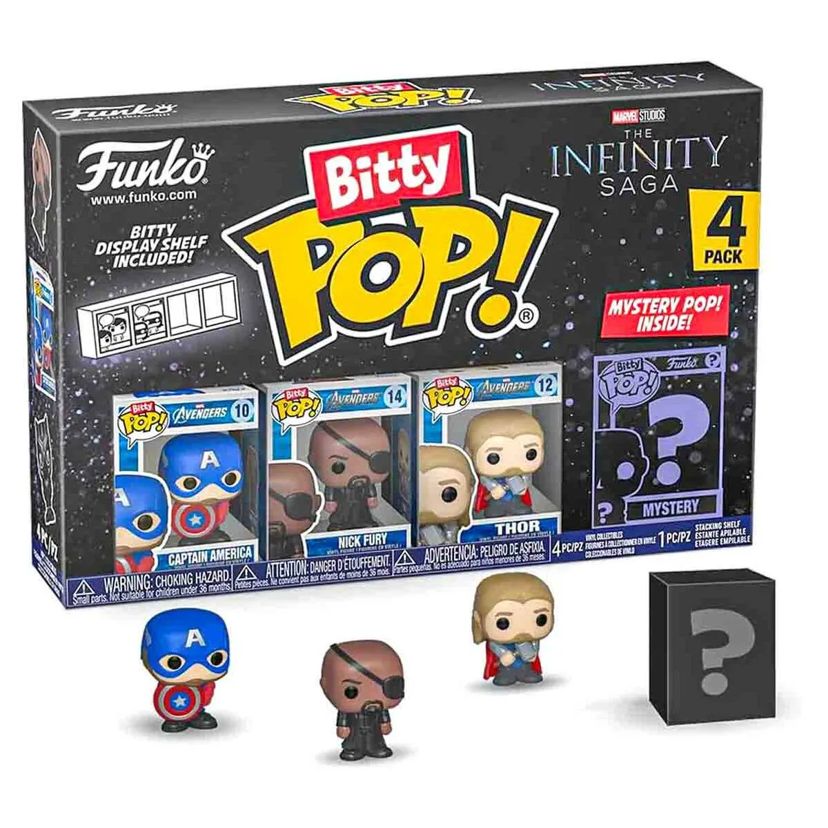 Funko Bitty Pop! Marvel: The Infinity Saga Mini Figures Series 1 (4 Pack)