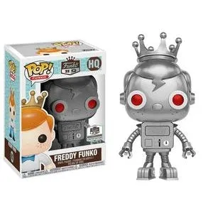 Funko HQ Pop! Vinyl Figures Silver Robot Freddy Funko