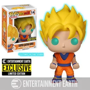 Funko POP! Animation: Dragonball Z - Super Saiyan Goku (Glow In The Dark) (Entertainment Earth Exclusive) #14