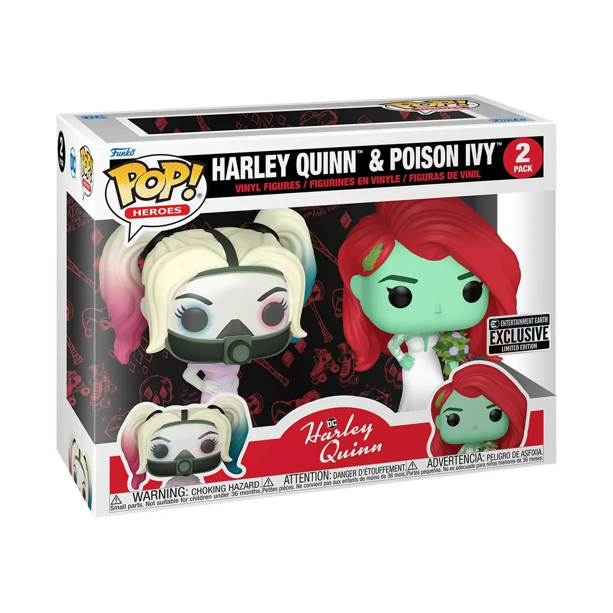 Funko Pop! Heroes - Harley Quinn and Poison Ivy Wedding Deluxe Exclusive Vinyl Figures (76738) LAST ONE!
