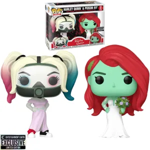 Funko Pop! Heroes - Harley Quinn and Poison Ivy Wedding Deluxe Exclusive Vinyl Figures (76738) LAST ONE!