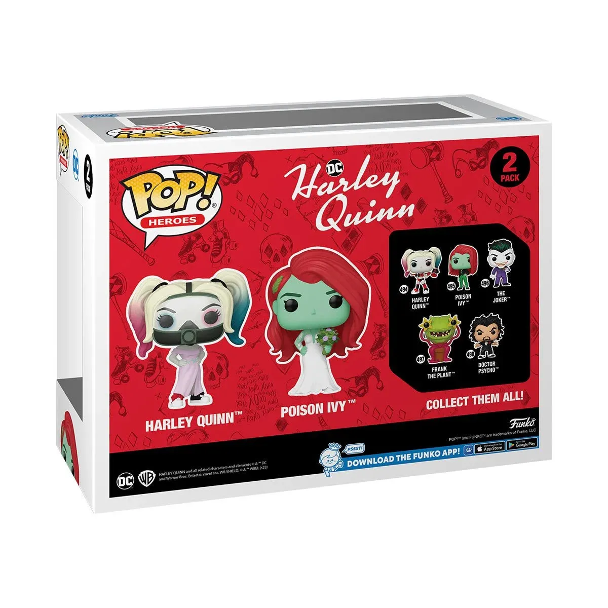 Funko Pop! Heroes - Harley Quinn and Poison Ivy Wedding Deluxe Exclusive Vinyl Figures (76738) LAST ONE!