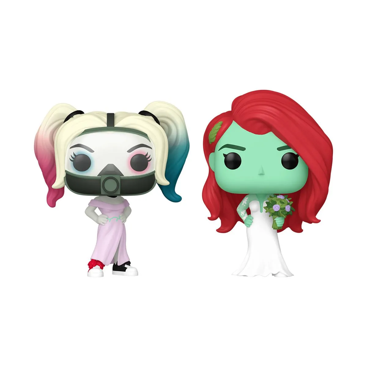 Funko Pop! Heroes - Harley Quinn and Poison Ivy Wedding Deluxe Exclusive Vinyl Figures (76738) LAST ONE!