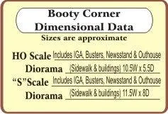 HO Scale Bar Mills Booty Corner 982