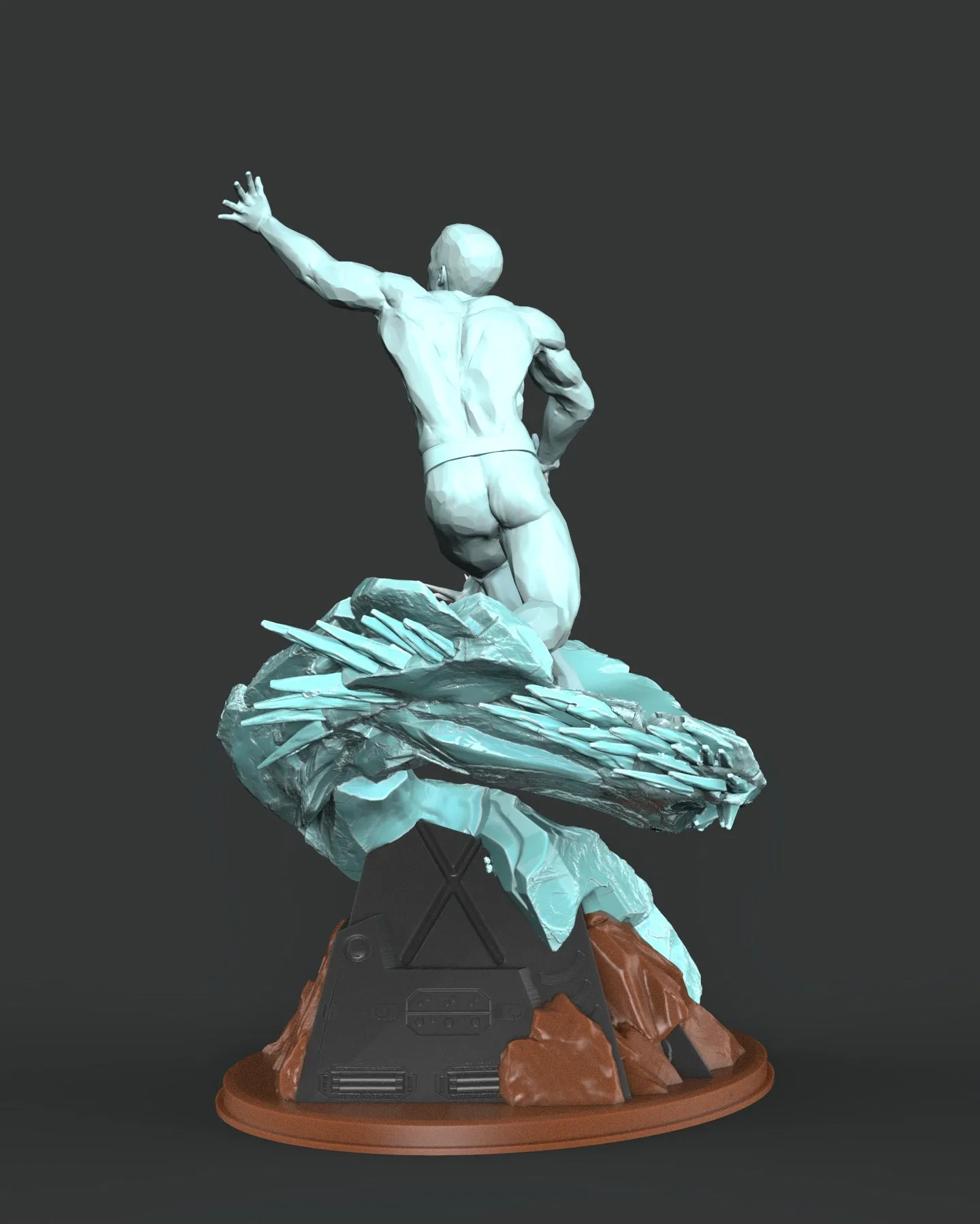 IceMan X-Men Diorama
