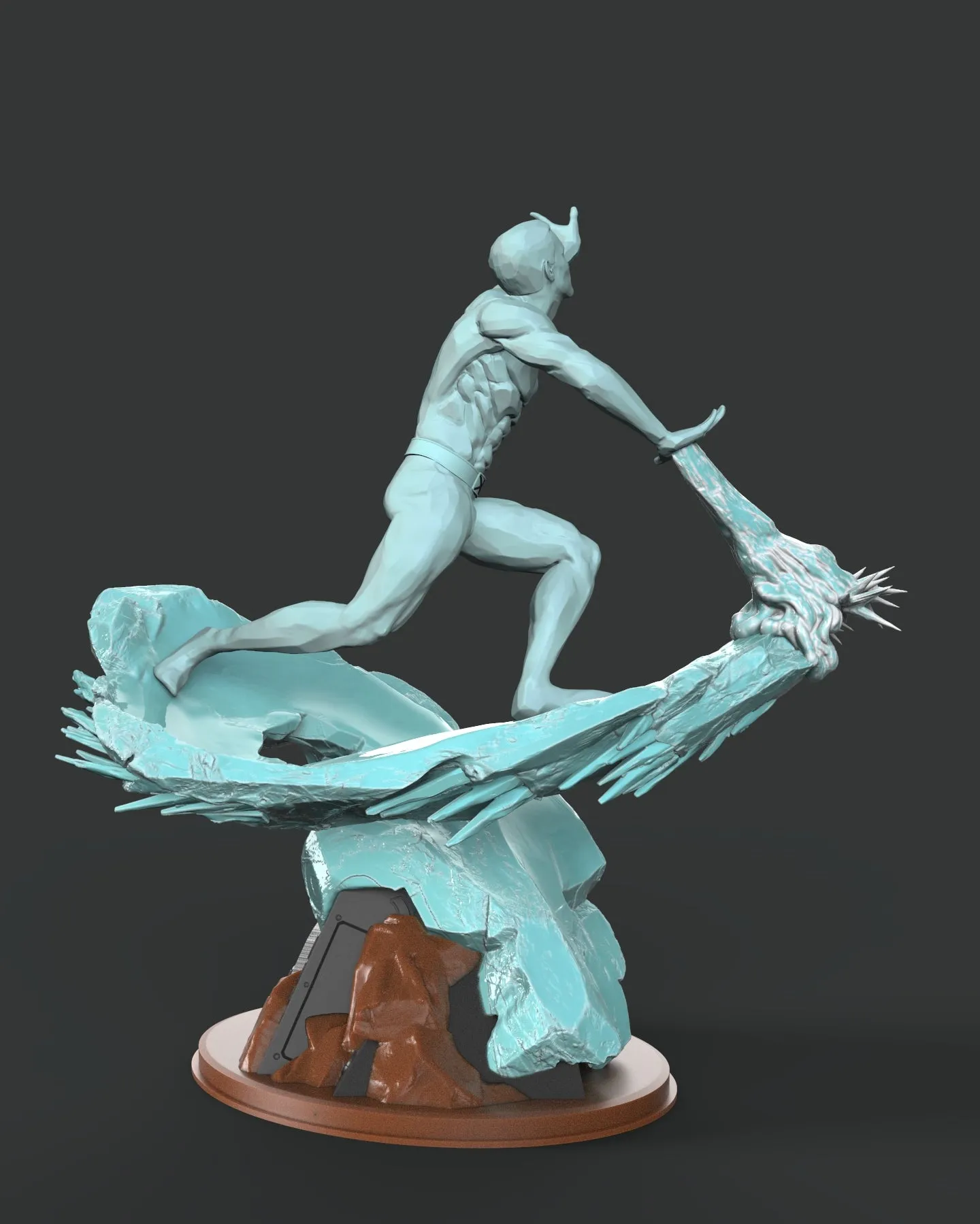 IceMan X-Men Diorama
