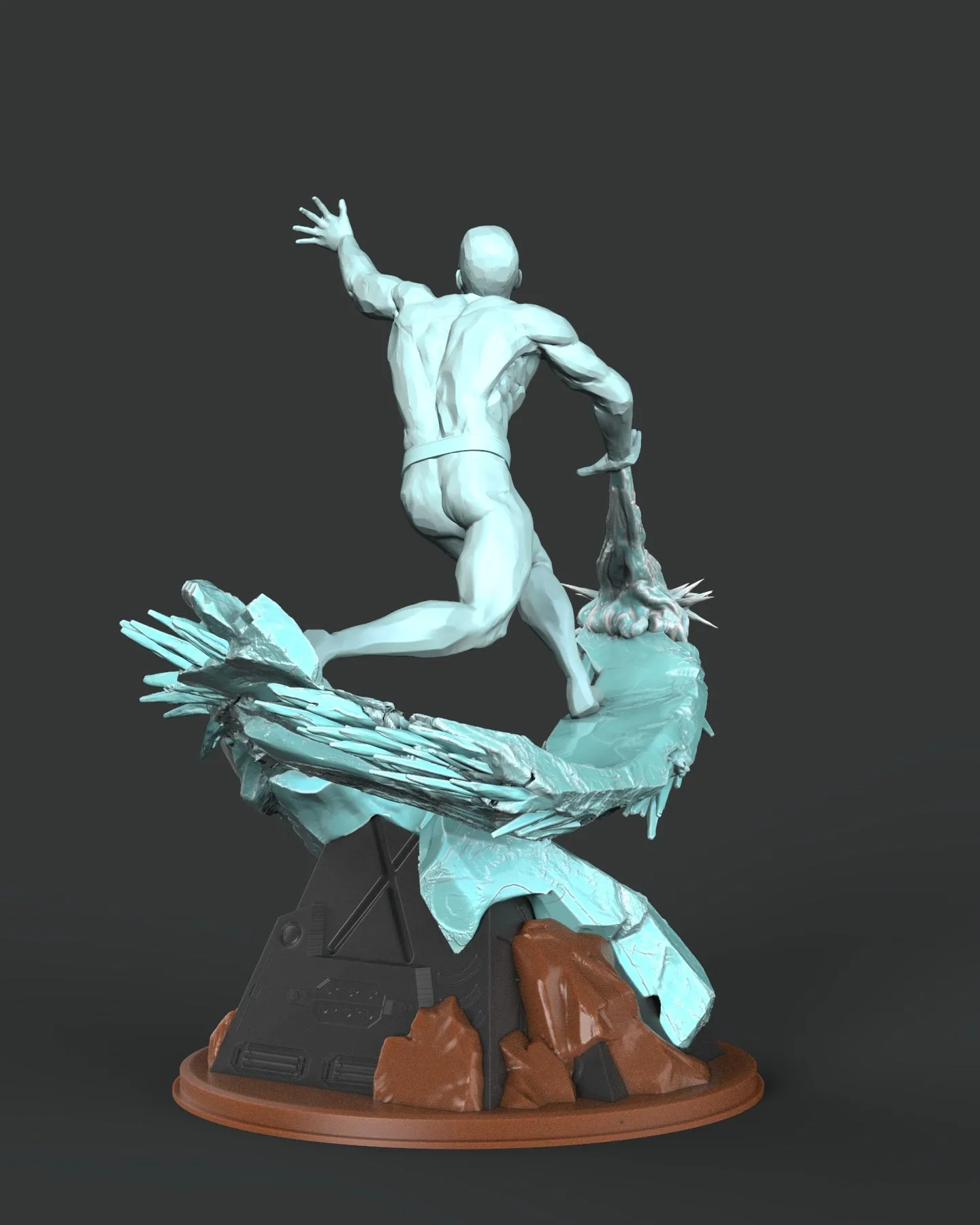 IceMan X-Men Diorama