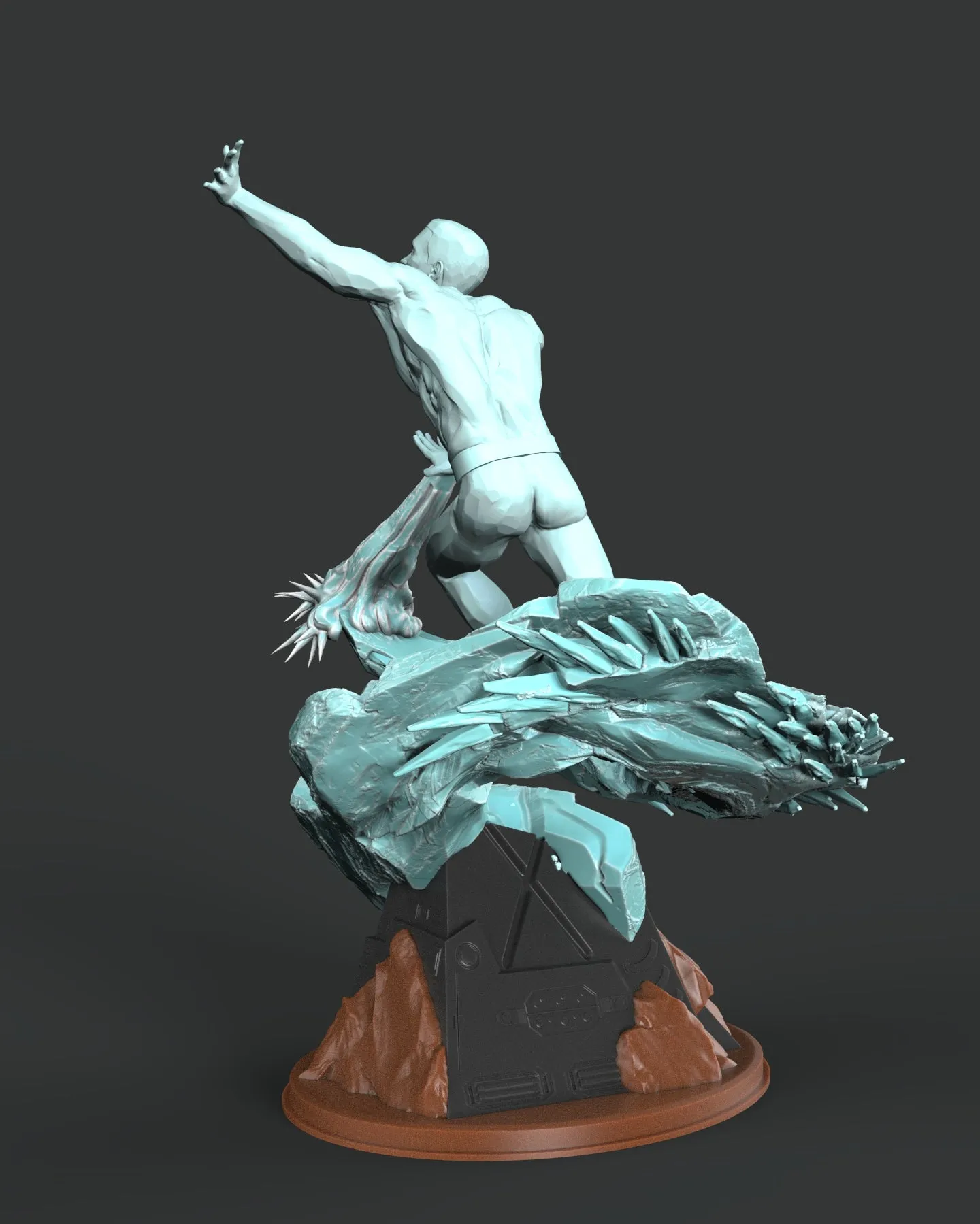 IceMan X-Men Diorama