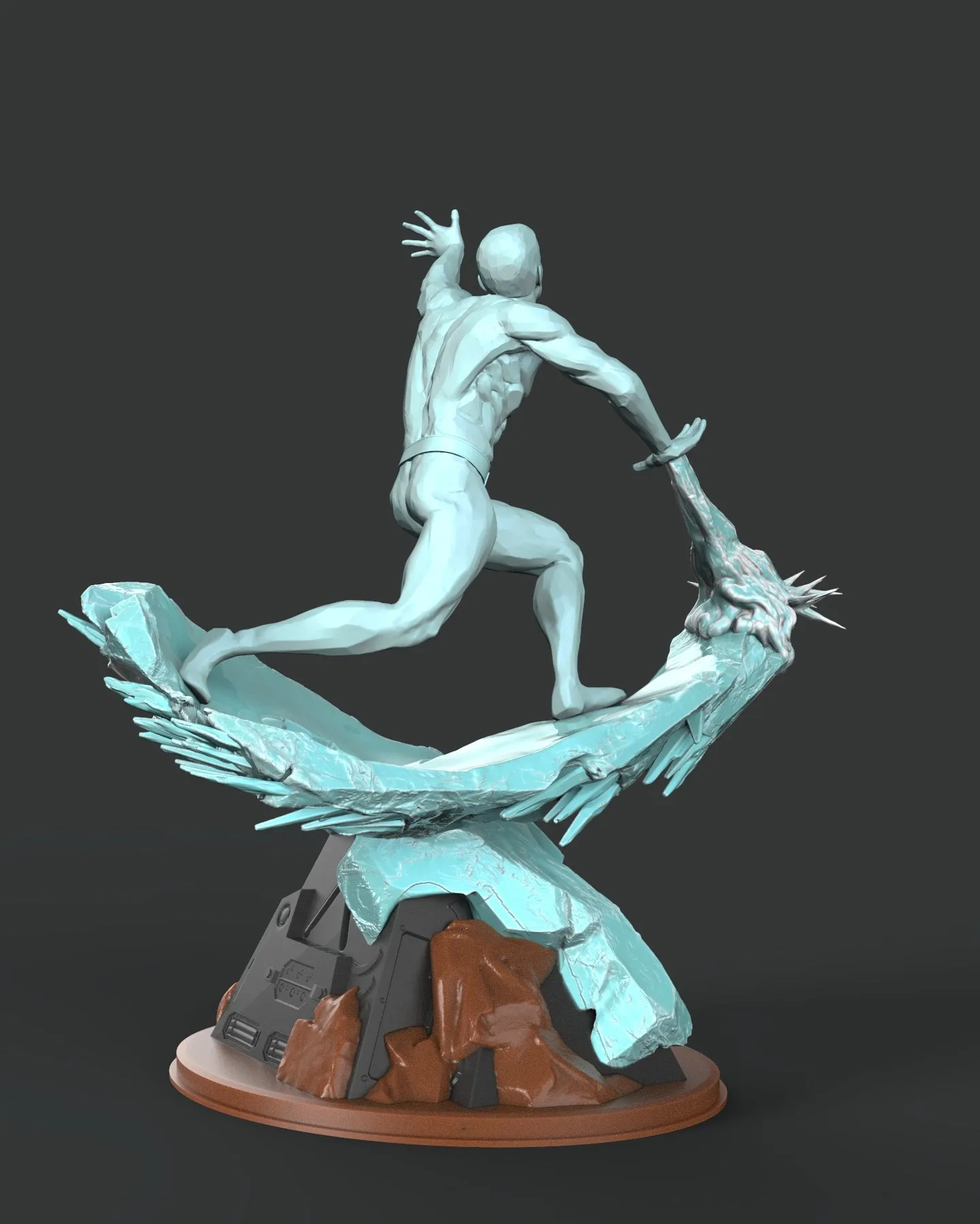 IceMan X-Men Diorama