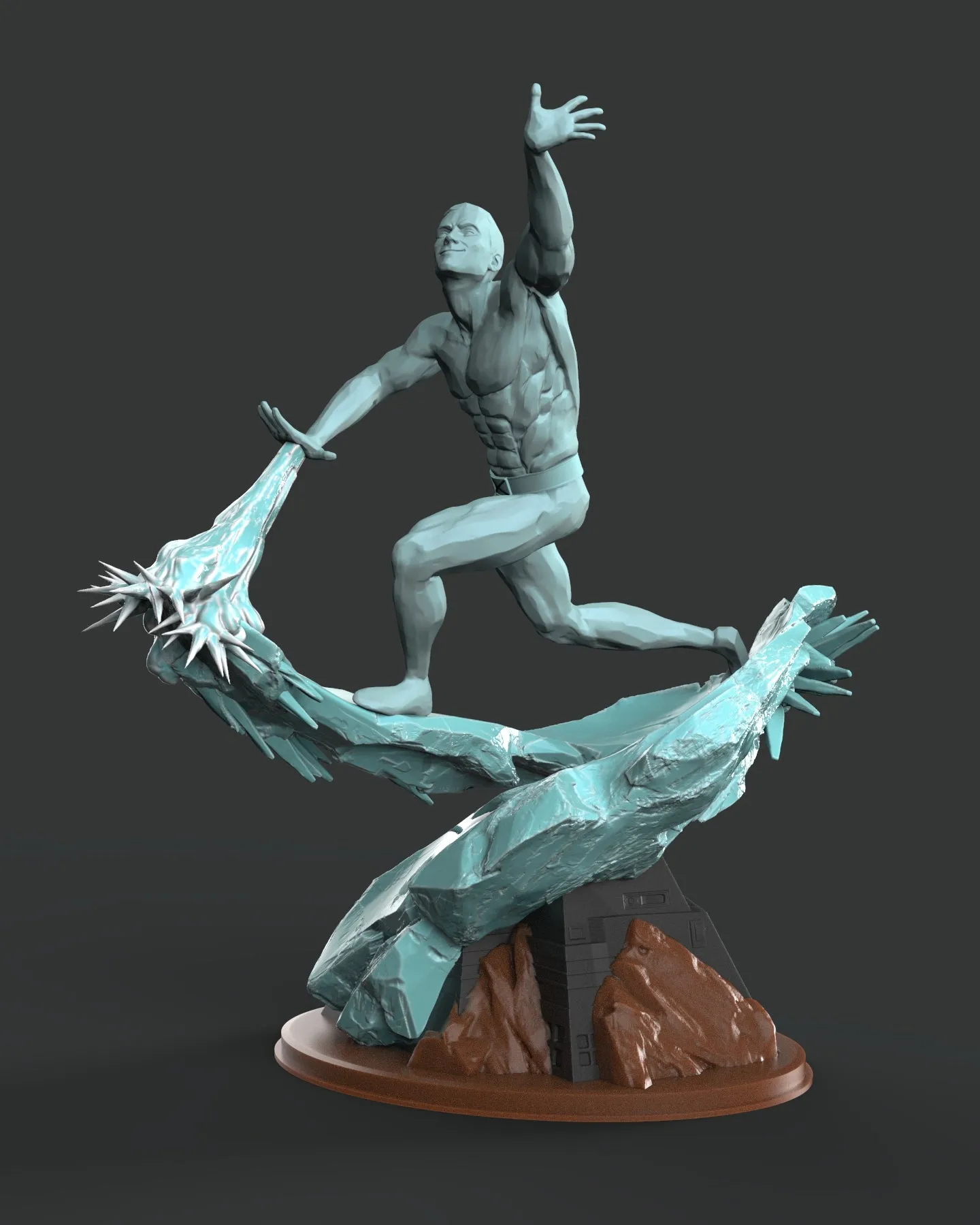 IceMan X-Men Diorama