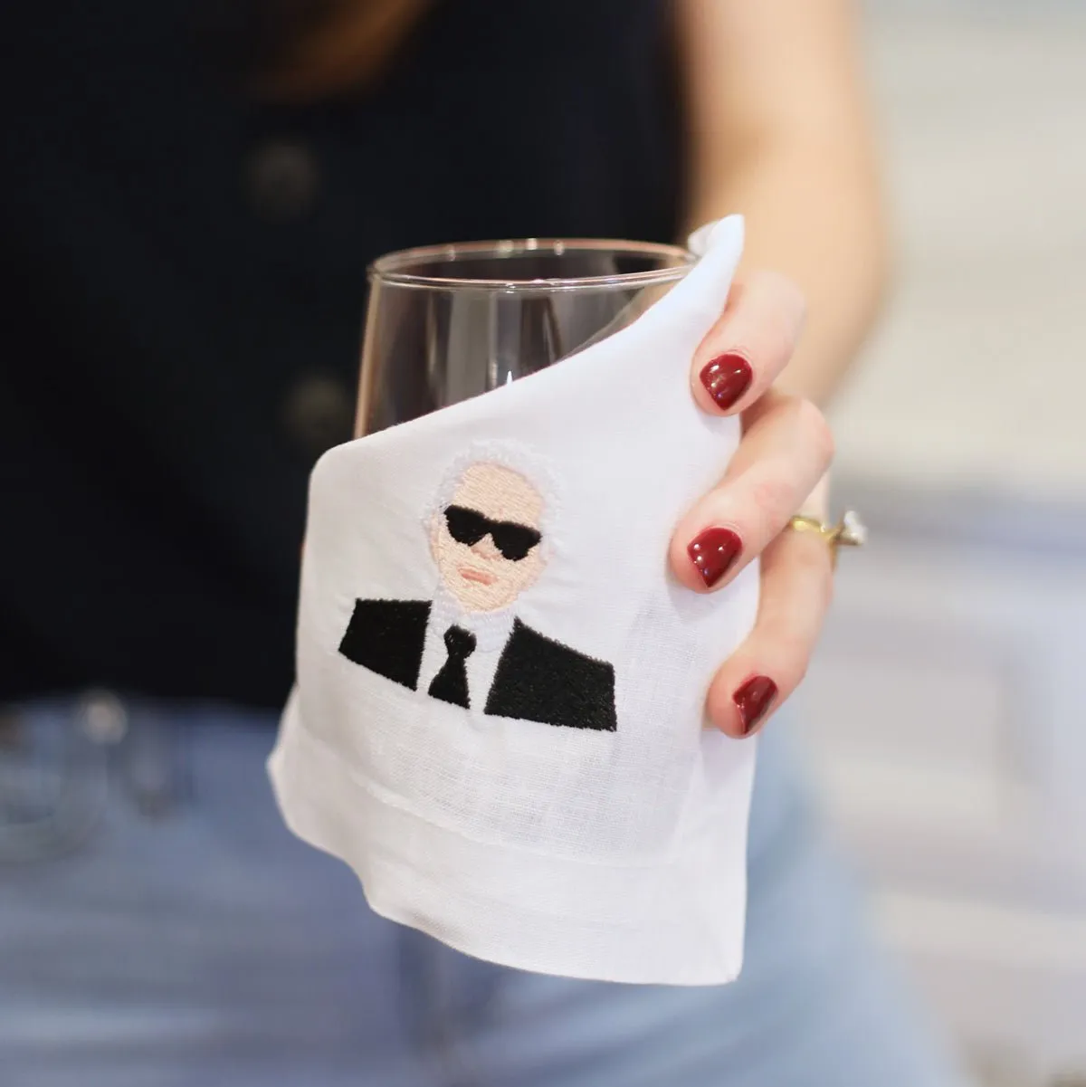 Karl Cocktail Napkin