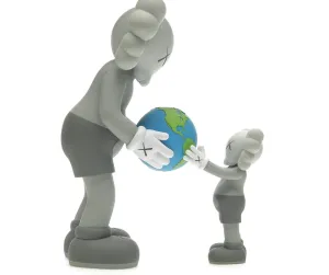 KAWS THE PROMISE Vinyl Figure Grey